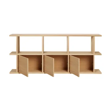 Kona boekenkast 3x2 - Natural oak, inkl 3 skåpsinsatser - Ferm Living