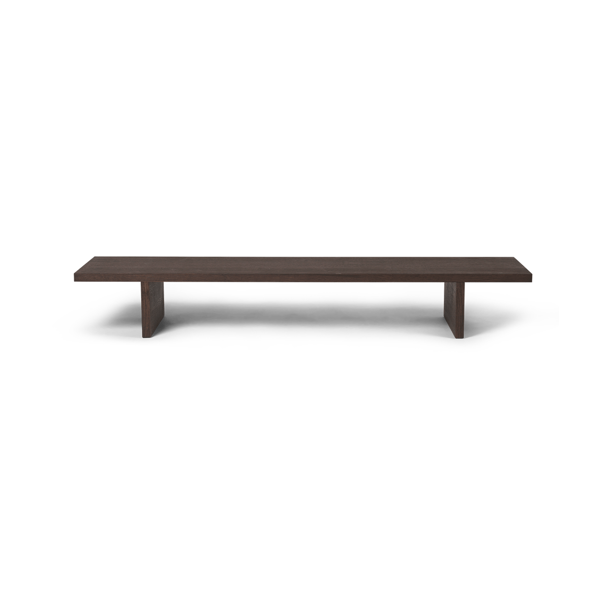 ferm LIVING Kona display table bijzettafel Dark Stained oak veneer