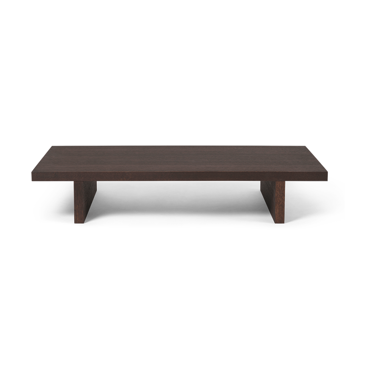 ferm LIVING Kona low table bijzettafel Dark Stained oak veneer