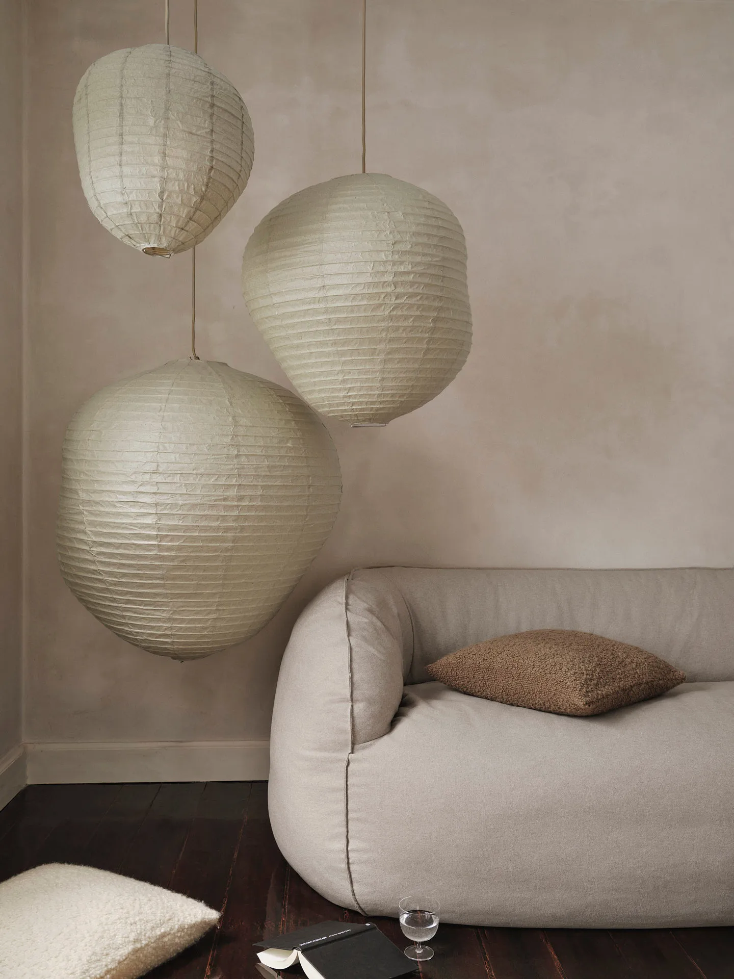 Kurbis lampenkap, 40 cm, Dark sage Ferm Living