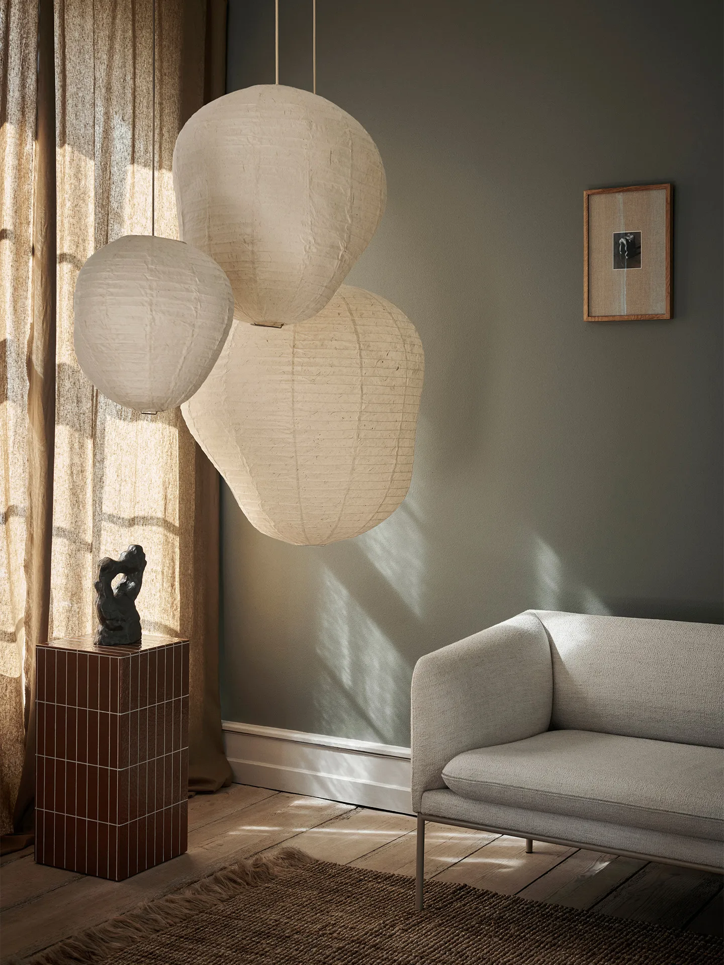 Kurbis lampenkap, 40 cm, Natuurlijk Ferm Living