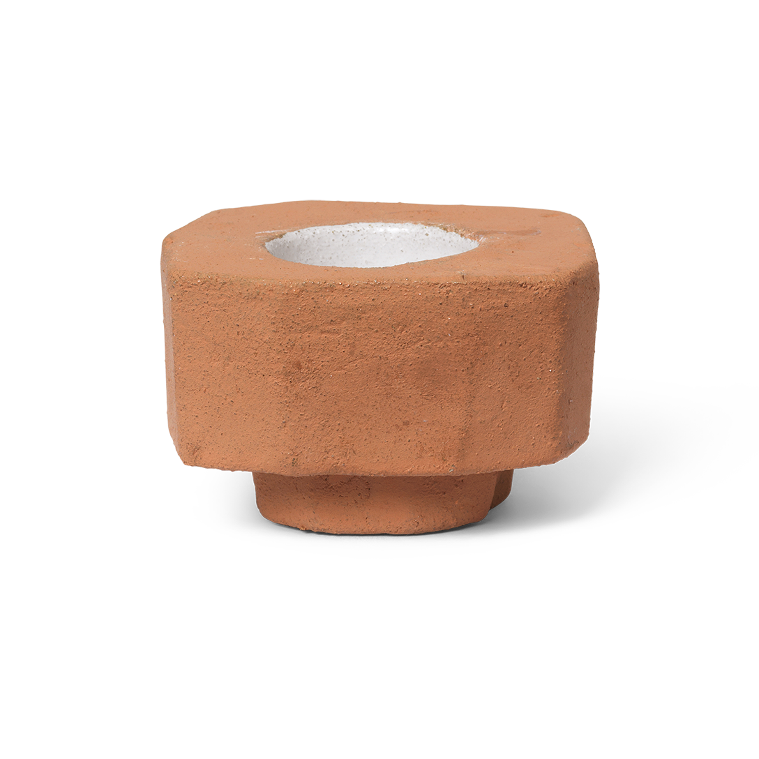 Ferm Living Kurinu kandelaar Terracotta | Scandinavisch Interieur | Kandelaars | Rood