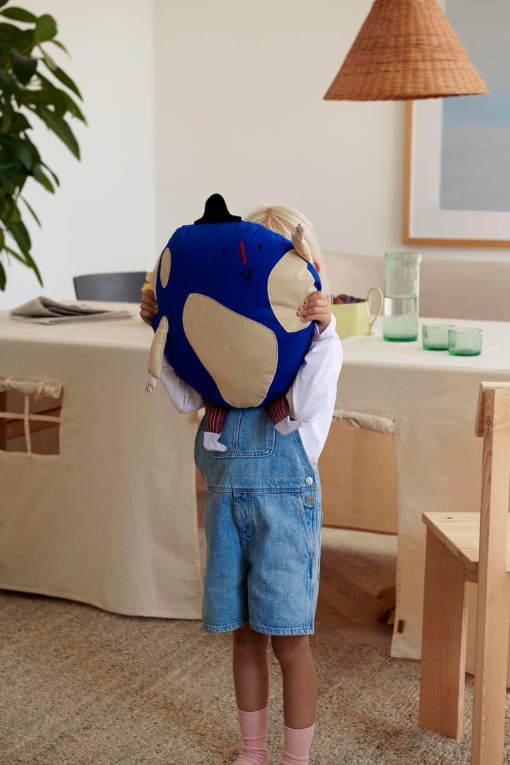 Kussen world, Bright Blue Ferm Living