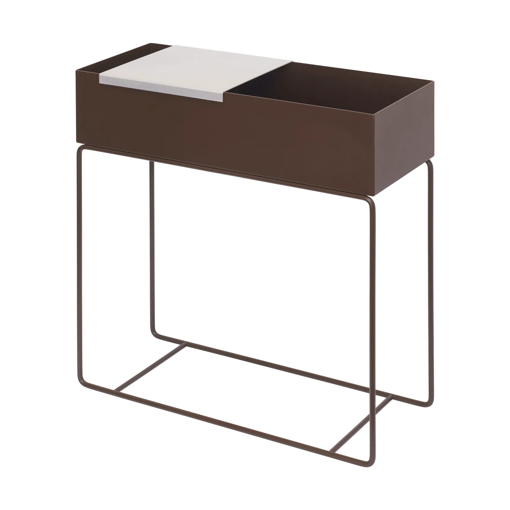 Lager blad groot voor plantbox 26x26 cm, Aluminium Ferm Living