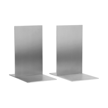 Lager boekensteun 2-pack - Aluminium - Ferm Living