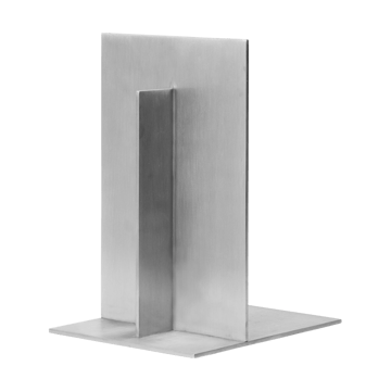 Lager boekensteun 2-pack - Aluminium - Ferm Living