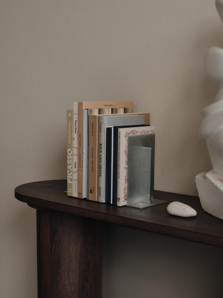 Lager boekensteun 2-pack, Aluminium Ferm Living
