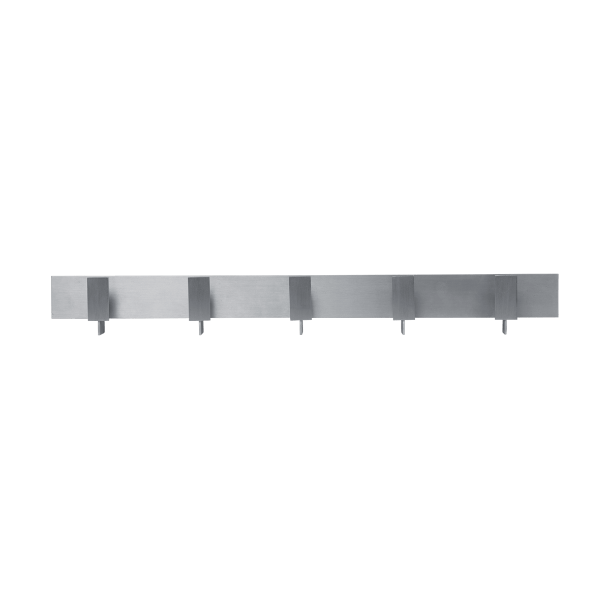 Ferm Living Lager kledinghanger 71 cm Aluminium | Scandinavisch Interieur | Kapstokken & hangrekken | Zilverkleurig