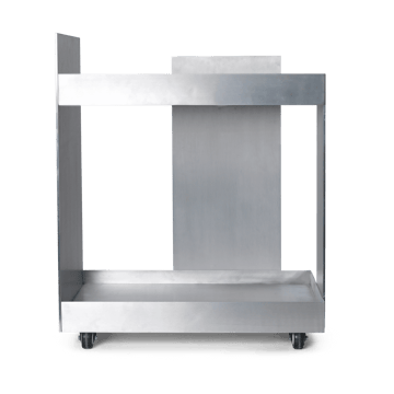 Lager serveerwagen - Aluminium - Ferm Living
