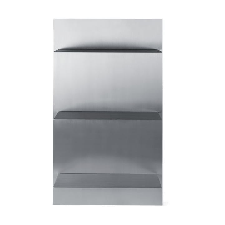 Lager wandplank triple 55x100 cm - Aluminium - ferm LIVING