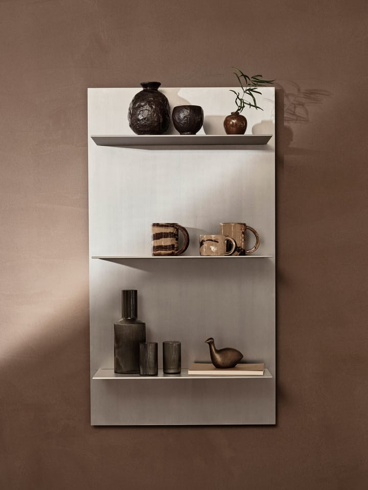 Lager wandplank triple 55x100 cm, Aluminium Ferm Living