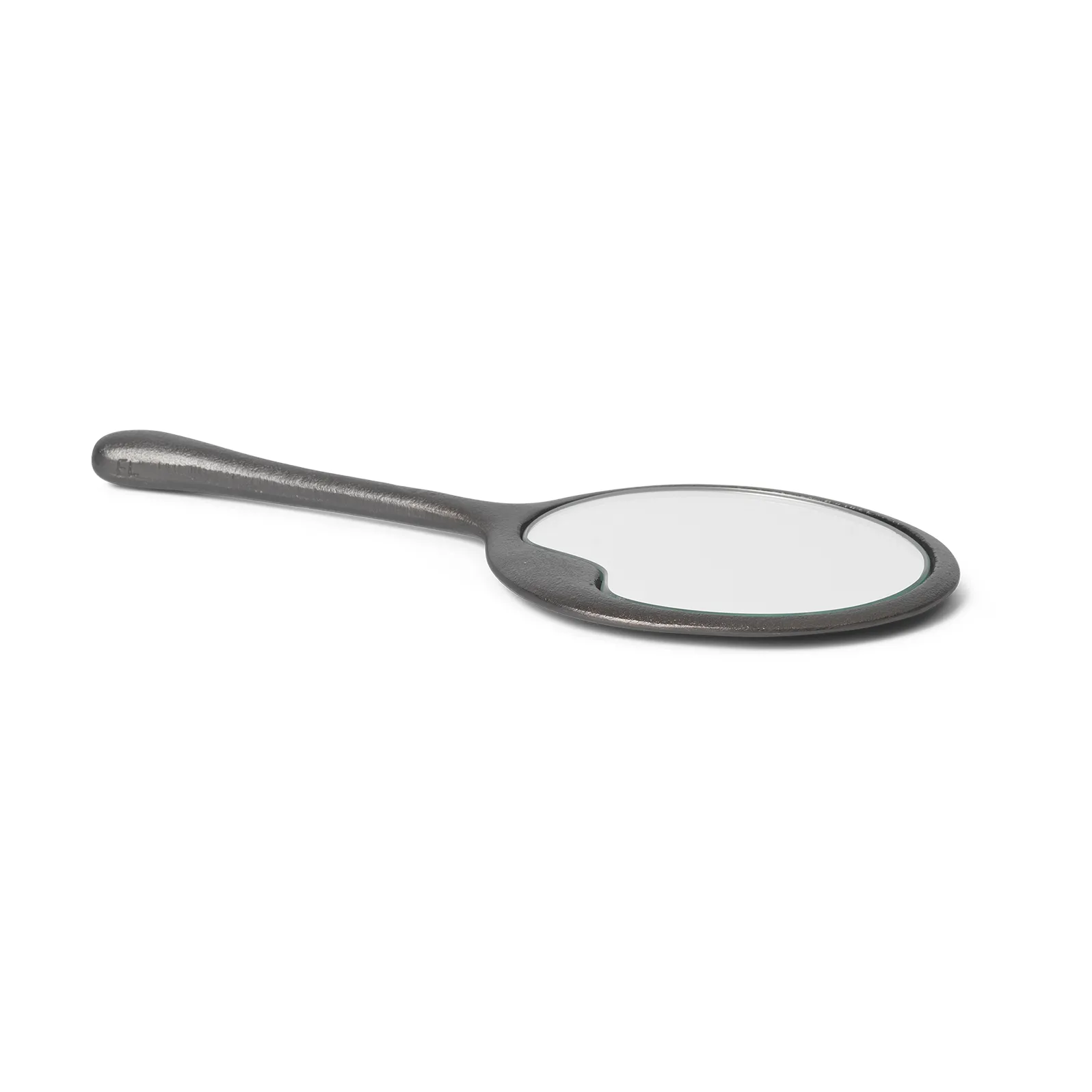 Lava handspiegel, Zwart geanodiseerd aluminium Ferm Living