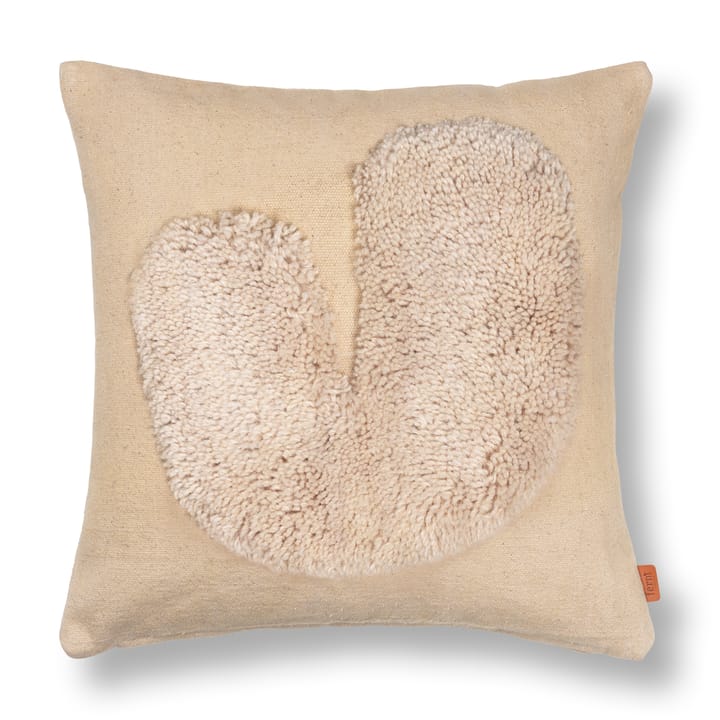 Lay kussen 50x50 cm - Sand / Off-white - Ferm Living