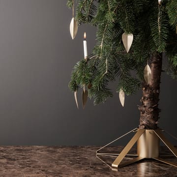 Leaf kerstboomdecoratie messing - 4-pack - Ferm Living
