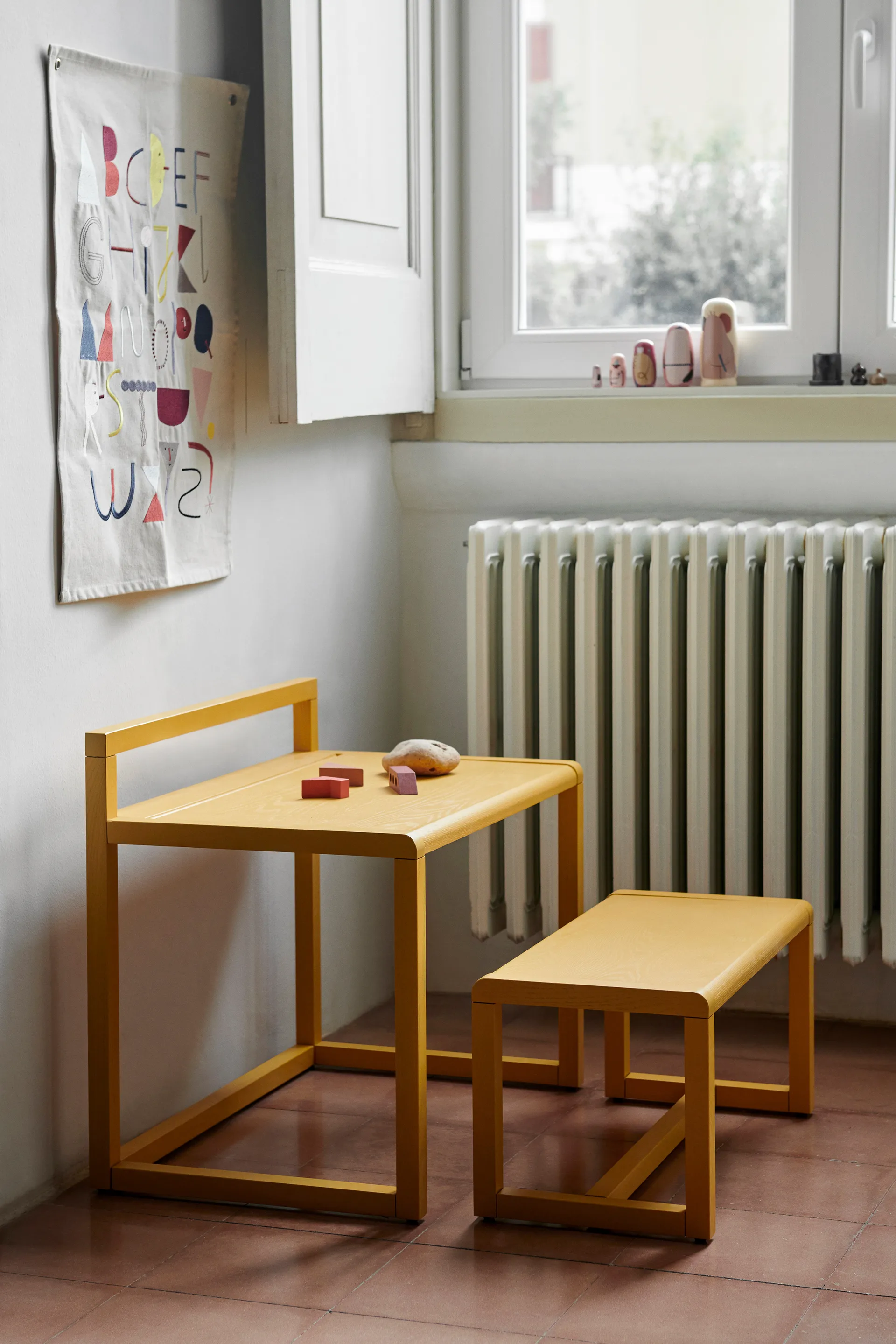 Little Architect bankje, Yellow Ferm Living