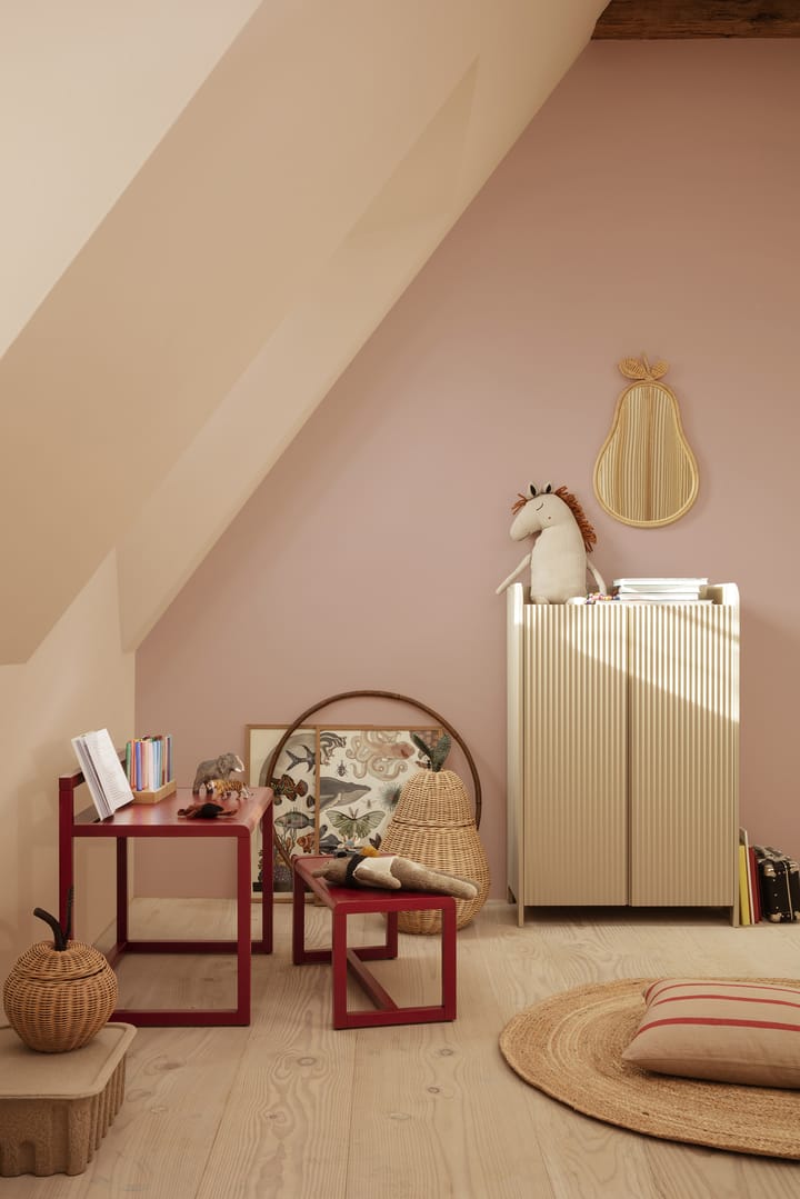 Little Architect Bench bankje, Poppy red Ferm Living