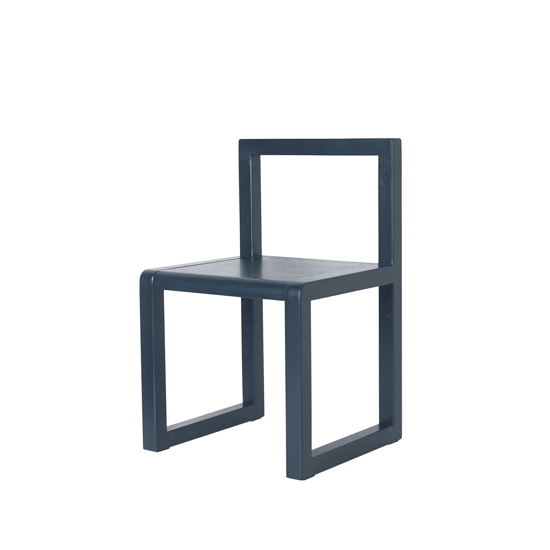Little Architect kinderstoel, dark blue, essenhout fineer Ferm Living