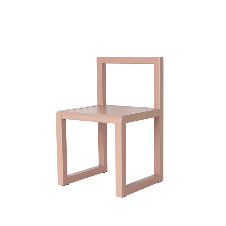 Little Architect kinderstoel - rose, essenhout fineer - Ferm Living