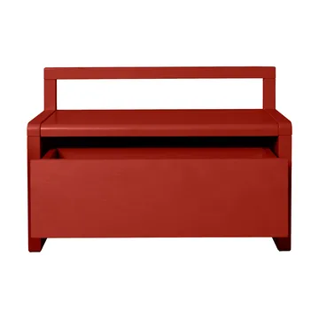 Little architect opbergbank - Poppy Red, 60x30x41,2 cm - Ferm Living