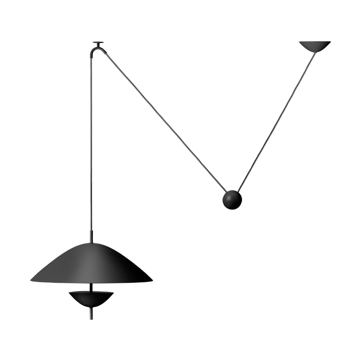 Lod hanglamp - Zwart geblakerd ijzer - Ferm LIVING