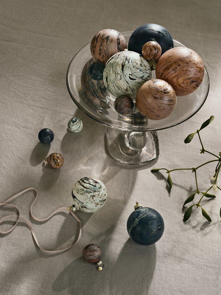 Marble decoratiebol mixed 4-pack, Medium Ferm Living