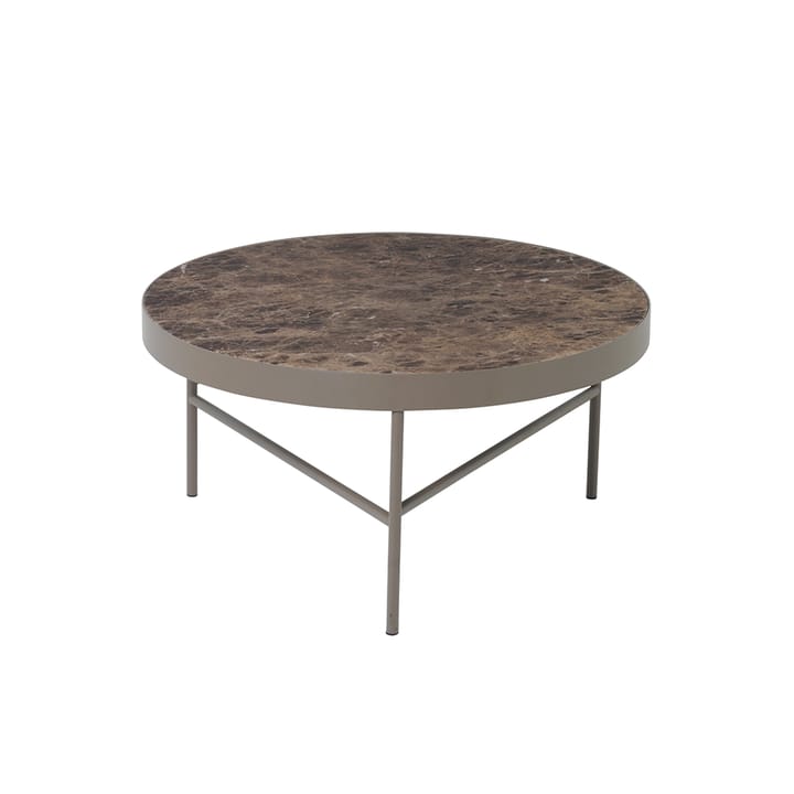 Marble Table salontafel - Bruin marmer-large-bruin onderstel - Ferm LIVING