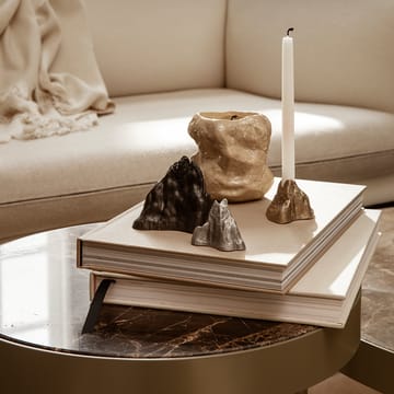 Marble Table salontafel - marmer zwart. medium, zwart onderstel - Ferm Living