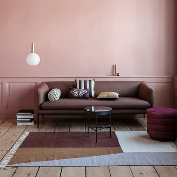 Marble Table salontafel - marmer zwart. medium, zwart onderstel - Ferm Living