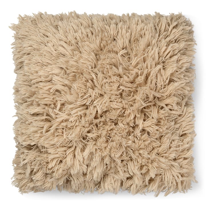 Meadow High Pile kussen 50x50 cm - Light Sand - ferm LIVING