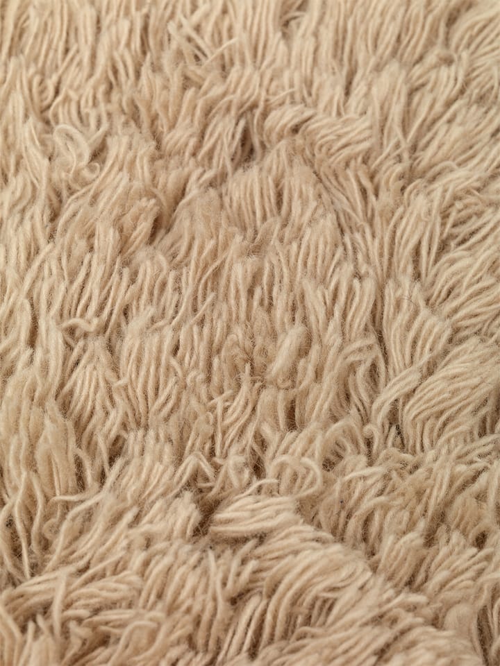 Meadow High Pile kussen 50x50 cm, Light Sand Ferm Living
