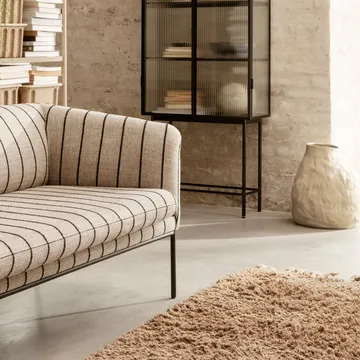 Meadow High Pile vloerkleed 140x200 cm - Dark beige - Ferm Living
