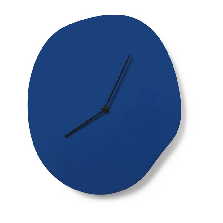 Melt wandklok 28x33 cm - Blue - Ferm Living