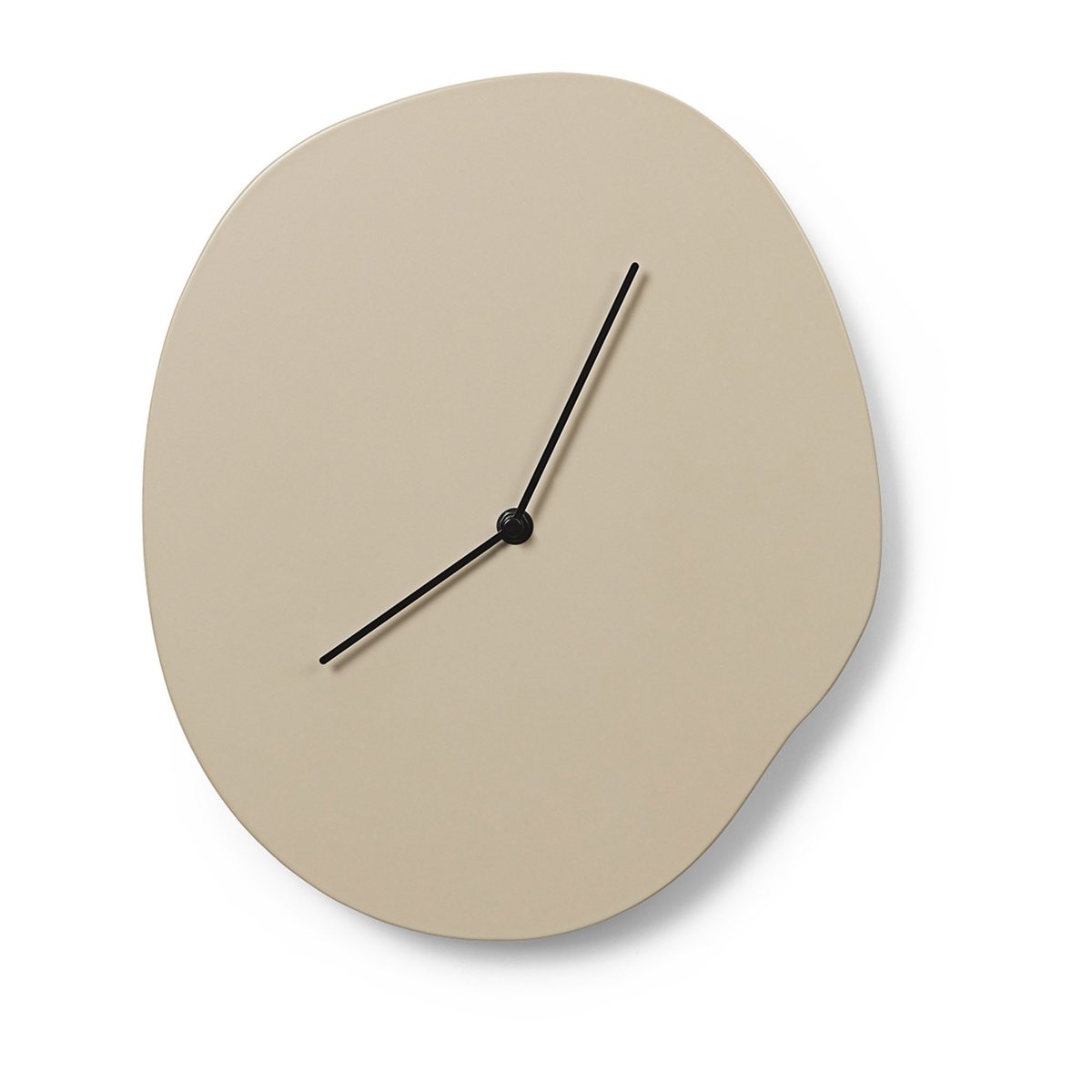Ferm Living Melt wandklok 28x33 cm Cashmere