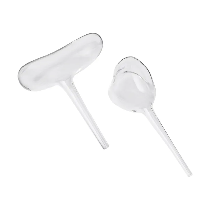 Mercury waterbol 2-delig - Transparant, 12x18,5 cm - Ferm Living