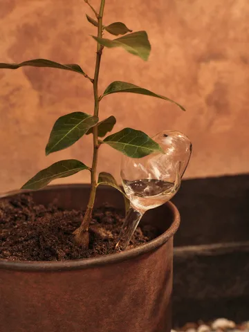 Mercury waterbol 2-delig - Transparant, 12x18,5 cm - Ferm Living