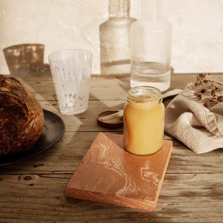 Merge onderzetter keramiek, Terracotta Ferm Living