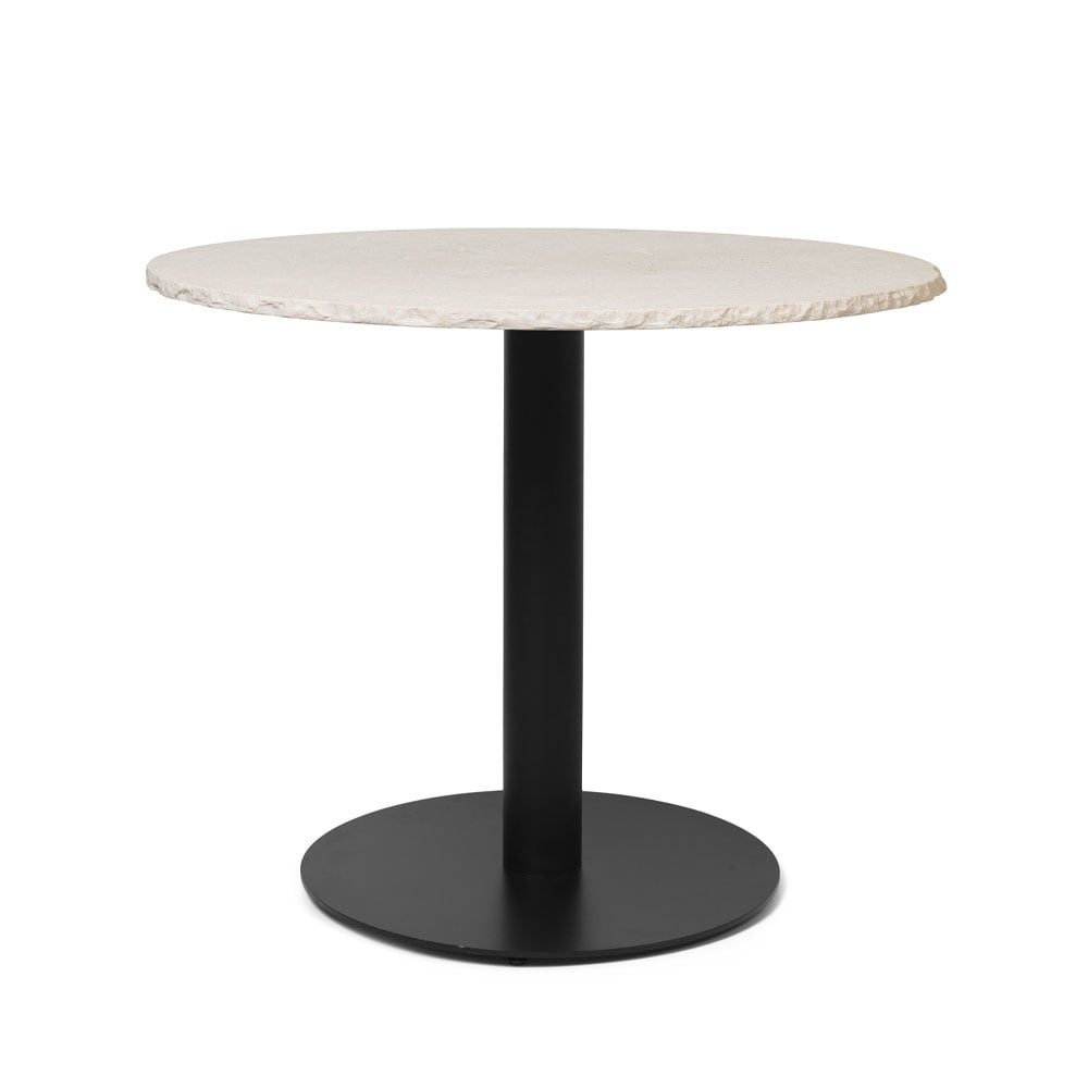 ferm LIVING Mineral eettafel wit, marmer bianco curia