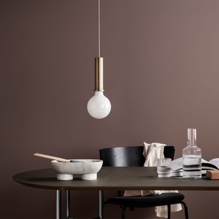 Mingle eettafel ovaal - oak natural veneer, poten met hoek eikenhout - ferm LIVING