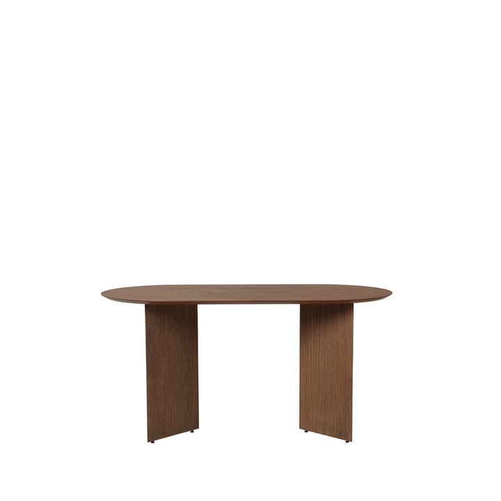Mingle eettafel ovaal - walnut veneer, poten met hoek walnootfineer, 150 - Ferm LIVING
