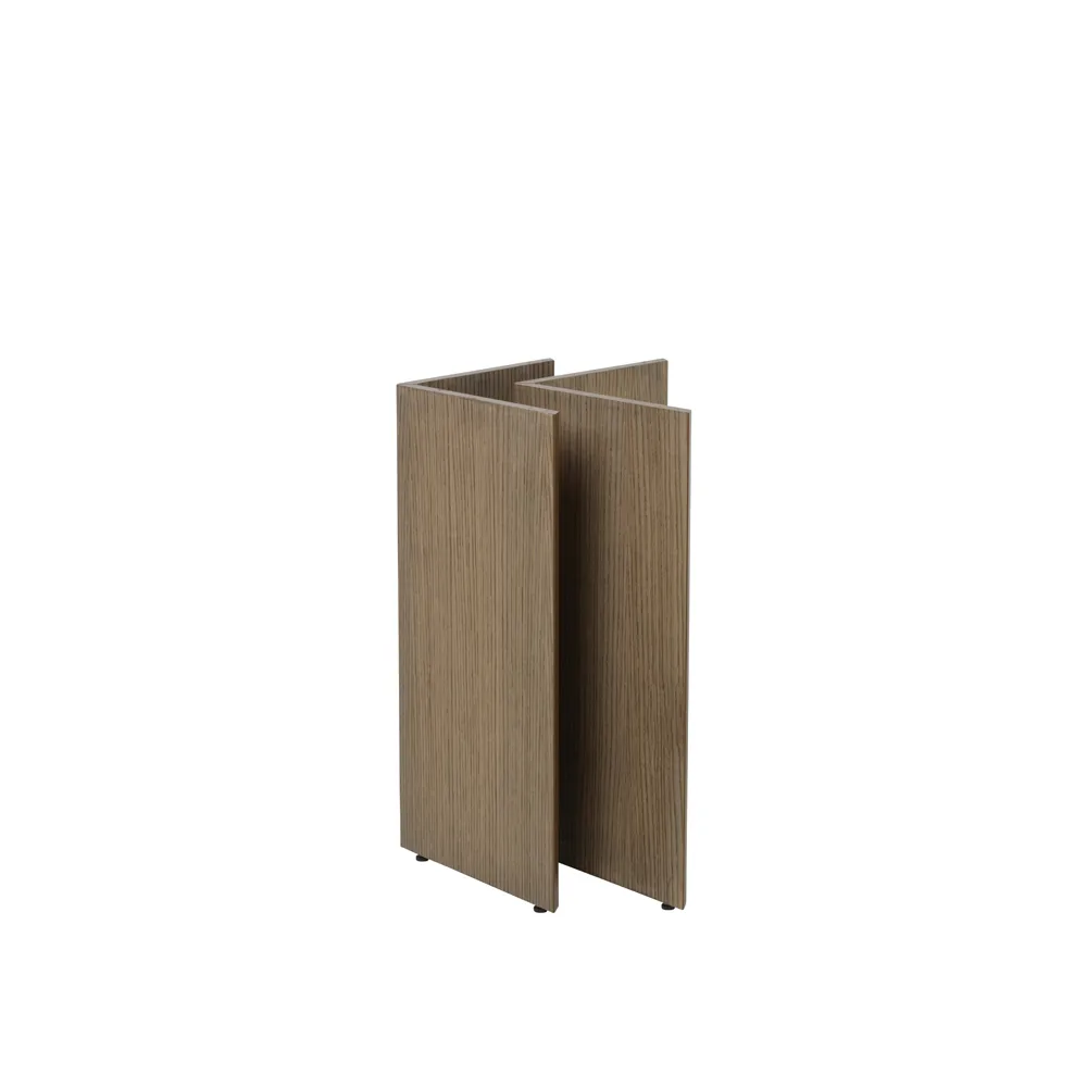 Mingle tafelpoten 2-pack, oak dark stained, w48 Ferm Living