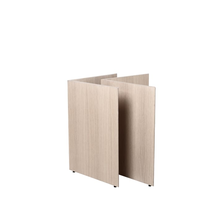 Mingle tafelpoten 2-pack - oak natural veneer, w68 - ferm LIVING