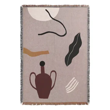 Mirage plaid 120x170 cm - Grey - Ferm Living