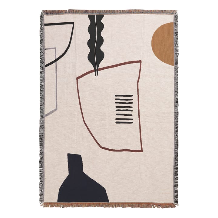 Mirage plaid 120x170 cm - Off white - Ferm Living