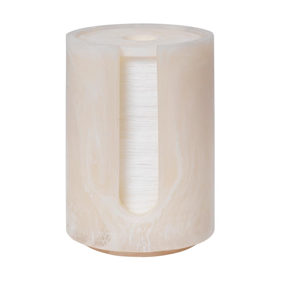 Ferm Living Mist container voor wattenschijfjes 11,8xo8 cm Pearl