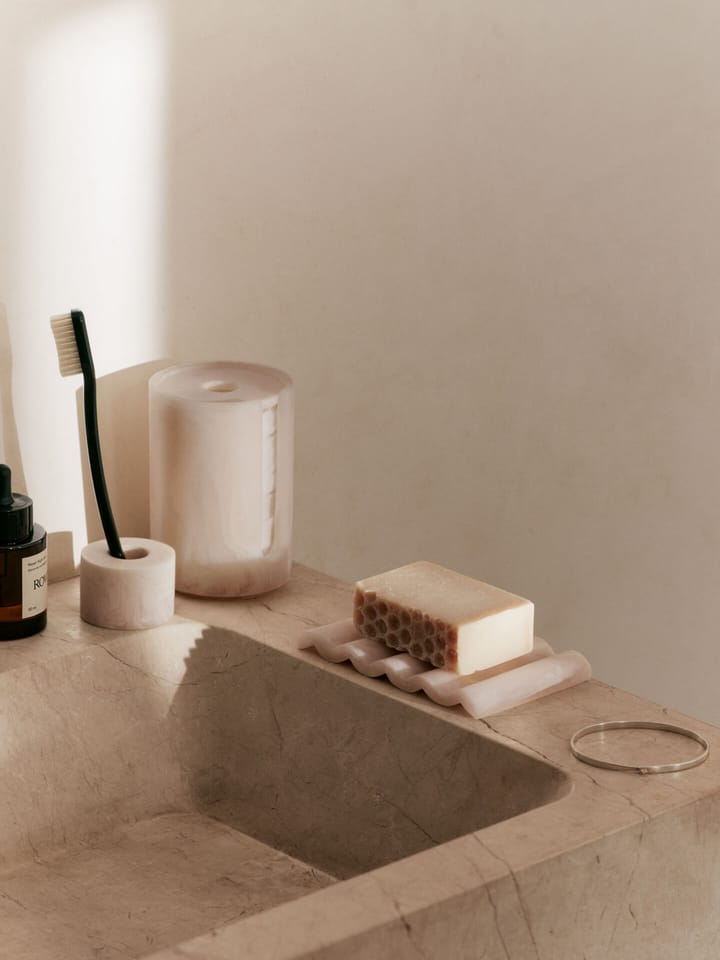 Mist container voor wattenschijfjes 11,8xØ8 cm, Pearl Ferm Living