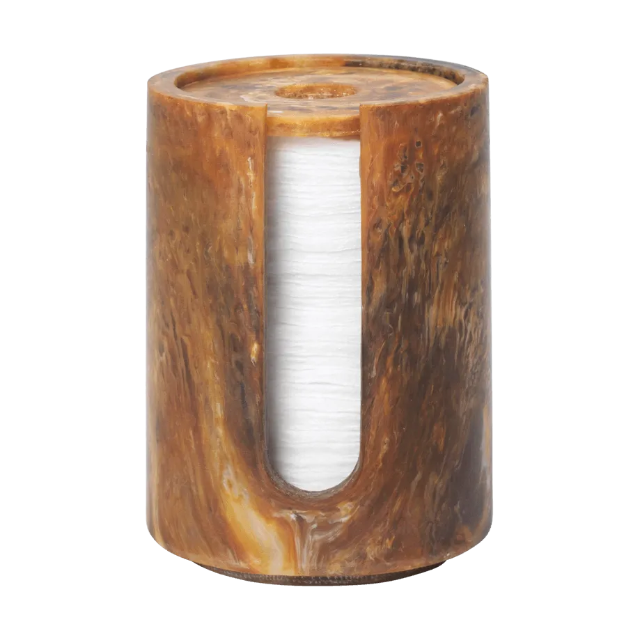 Mist container voor wattenschijfjes Ø8x11,8 cm, Sugar Kelp Ferm Living