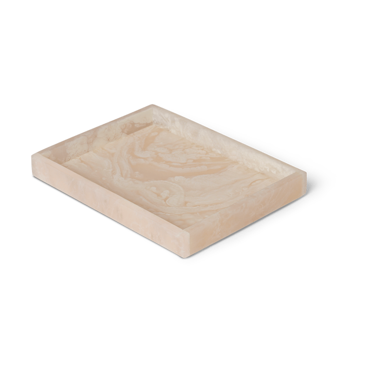 Mist decoratieplateau 15x20 cm - Pearl - Ferm Living