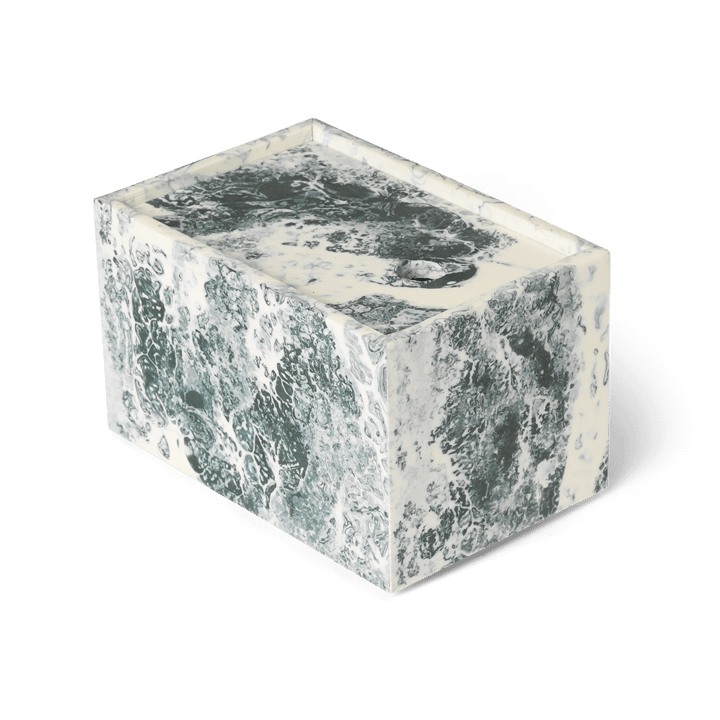Mist opbergdoos 10x15 cm - Emerald-off white - Ferm Living
