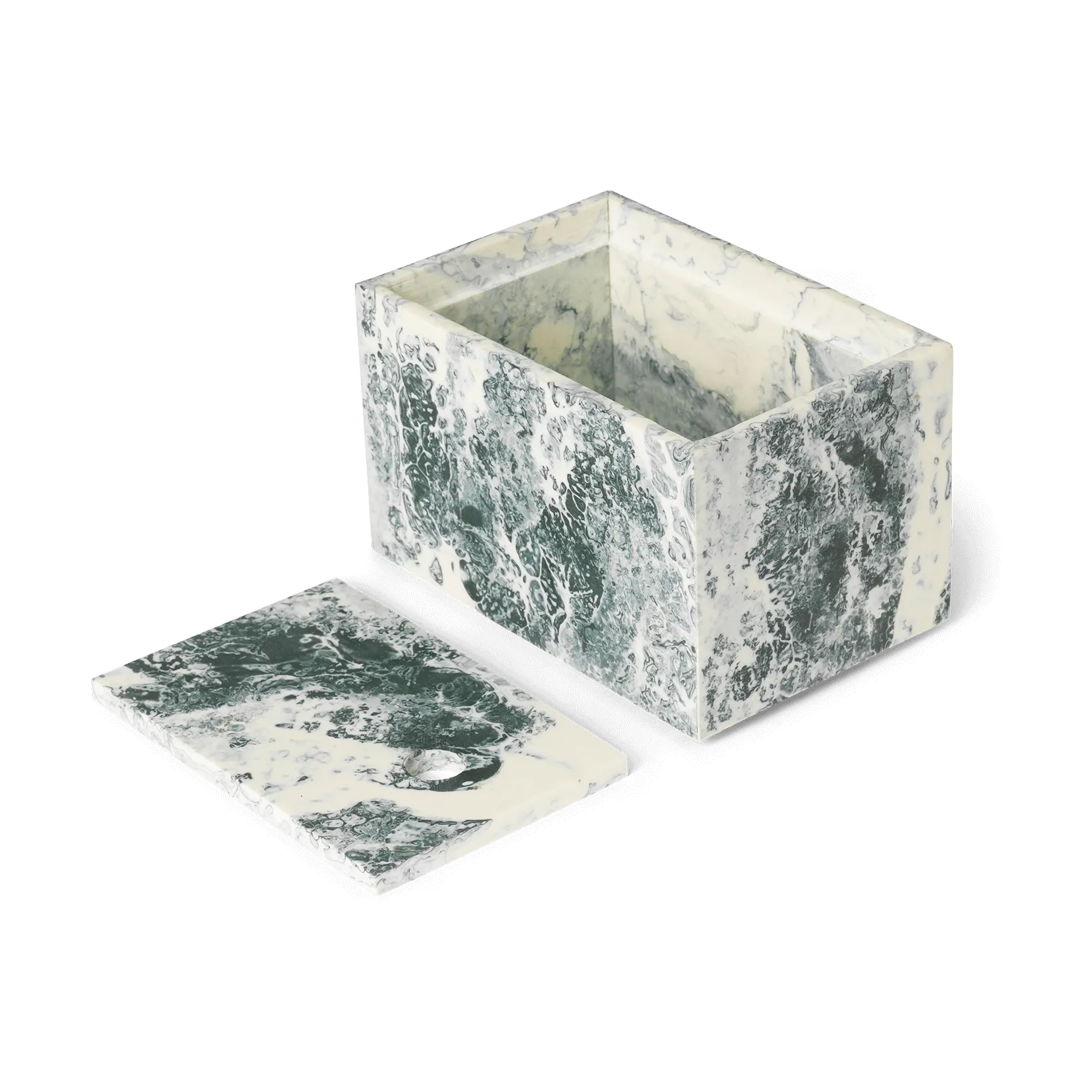 Mist opbergdoos 10x15 cm, Emerald-off white Ferm Living