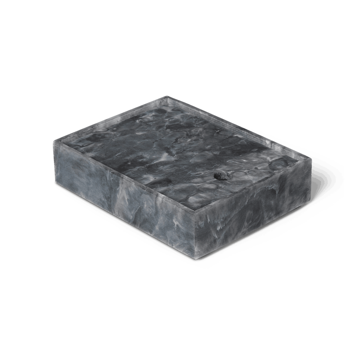Ferm Living Mist opbergdoos 15x20 cm Charcoal | Scandinavisch Interieur | Dozen & boxen | Grijs